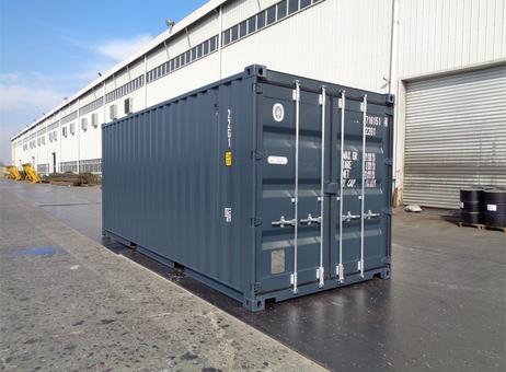 Container inspected in the yard